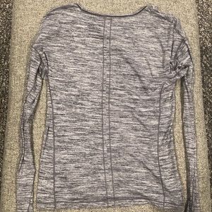Long sleeve gray Lululemon shirt